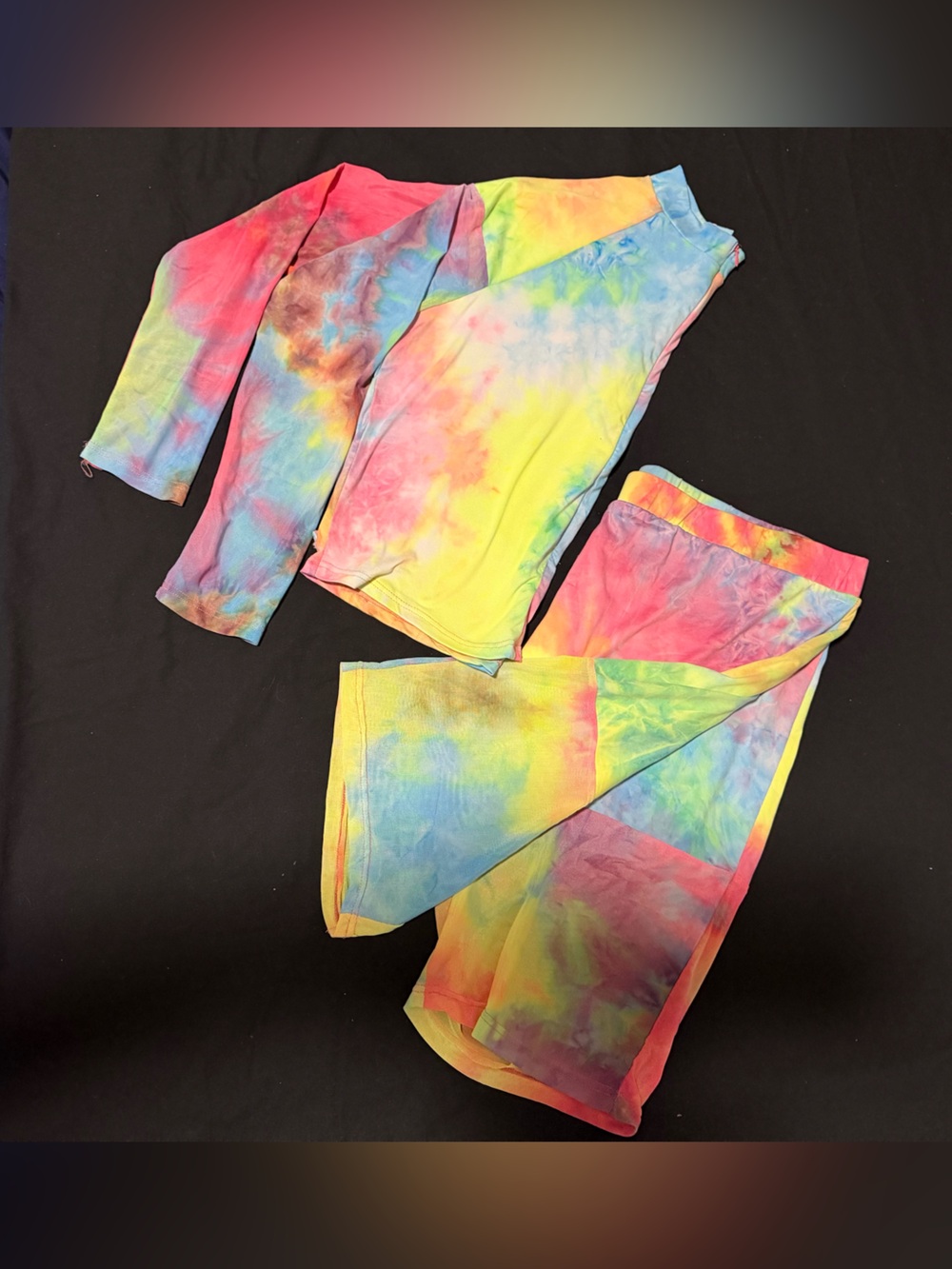 Windsor Tie-Dye Athletic Shirt & Biker Shorts Set